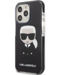 Калъф Karl Lagerfeld - Ikonik Karl, iPhone 13 Pro Max, черен - 3t